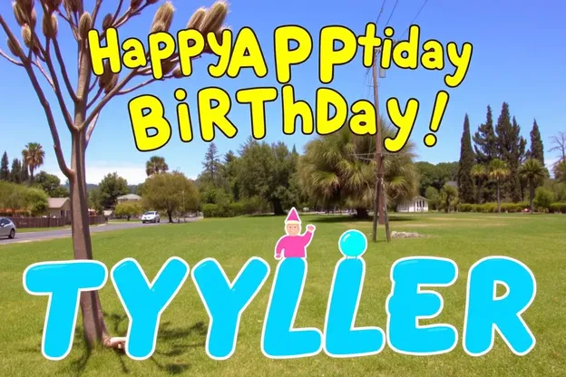 Día especial de Tyler, imágenes de feliz cumpleaños