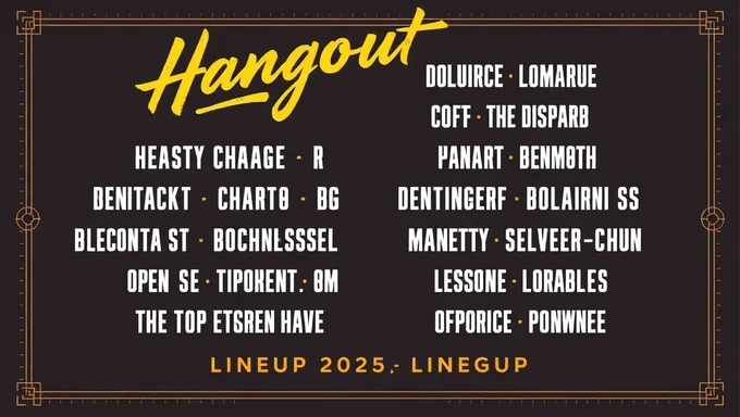 Echa un vistazo al reparto de Hangout Fest 2025