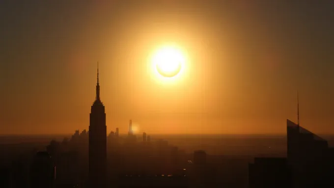 Eclipse Solar 2025 en Nueva York: Horas y Detalles Revelados