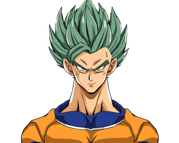 Edición de imagen de Vegeta disponible en formato PNG