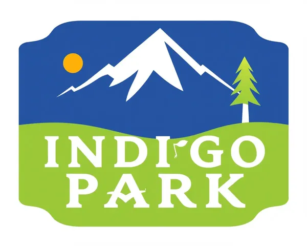 Ejemplo de icono de formato PNG de la marca de Indigo Park