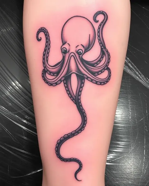 El Arte de Tatuajes de Pulpo: Una Obra Maestra