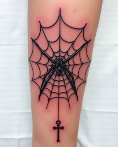 El Poder del Tatuaje de Red de Araña en el Arte