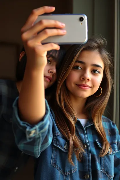 El Problema de Adicción a Selfie de la Chica Adolescente