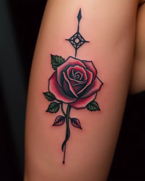 El Significado del Símbolo de la Rosa en el Arte del Tatuaje