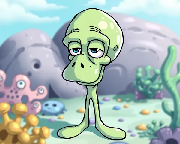 El Squidward aparece de nuevo y de nuevo en PNG