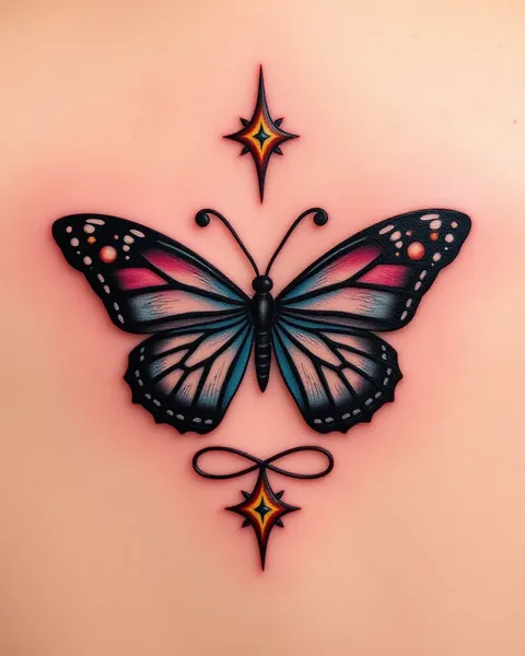 El Tatuaje de Mariposa Simboliza la Belleza y la Fuerza Interior