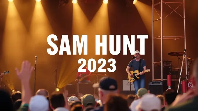 El Tour de Sam Hunt de 2025 Apoyará el Lanzamiento de Nuevo Álbum