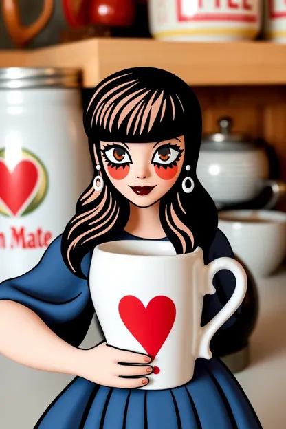 El amor de la chica Mean por la crema de café Mate