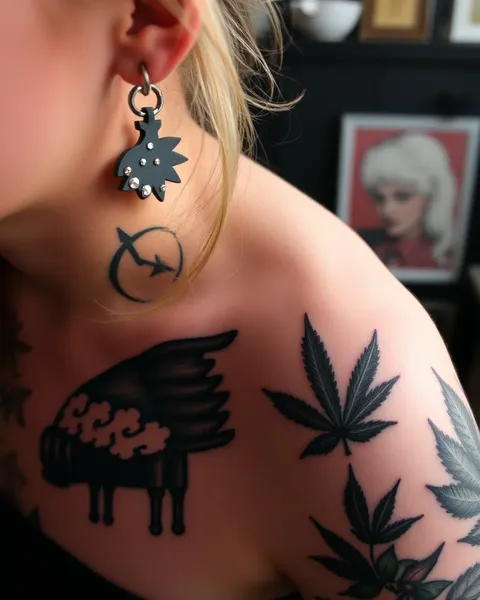 El auge de los tatuajes de marihuana: una nueva era en el arte corporal