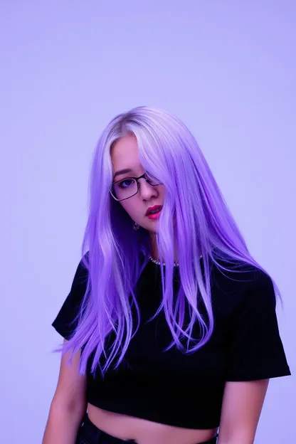 El cabello de una e-girl es su característica más atractiva