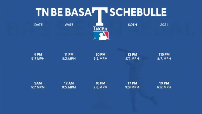 El calendario de béisbol de Tn 2025 presenta partidos emocionantes