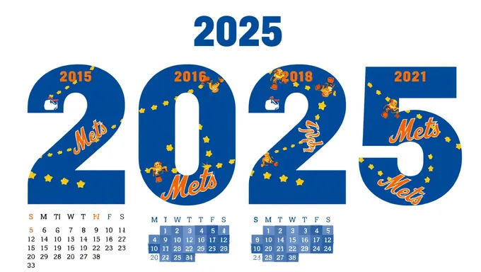 El calendario de la temporada de los Mets 2025 incluye descanso de la estrella