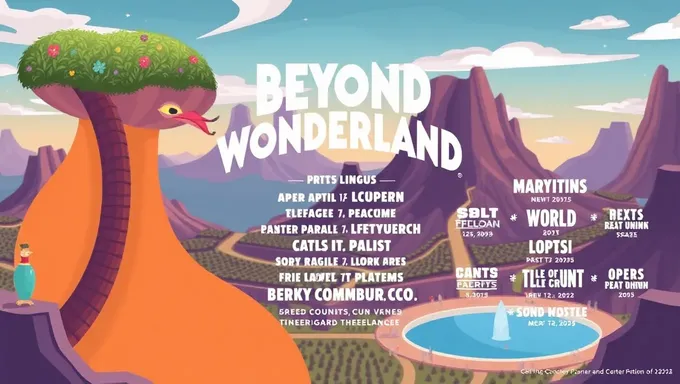 El cartel de Festival Beyond Wonderland 2025 se lanza con nombres importantes