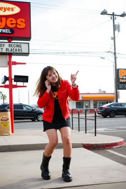 El coche de la chica se estrella en Popeyes, se desatan la confusión