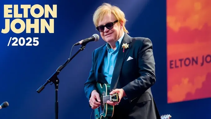 El concierto de Elton John de 2025 está programado para romper récords