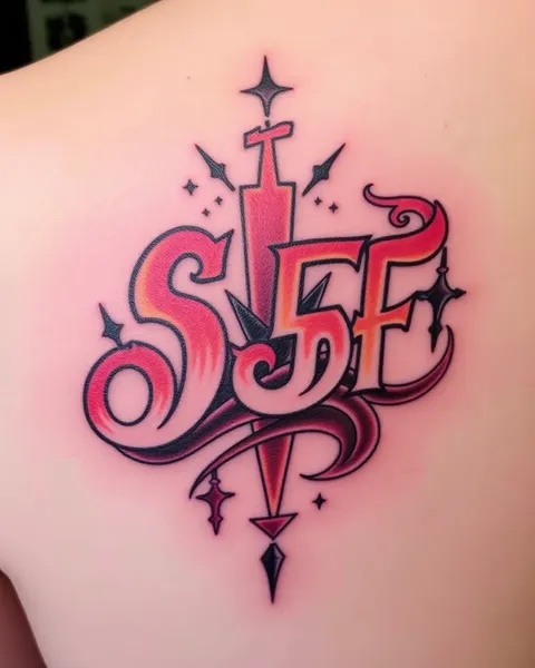 El costo de tatuaje de letra SF revelado