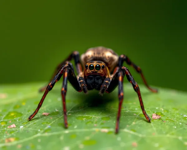 El cuerpo de una araña está envuelto en 7