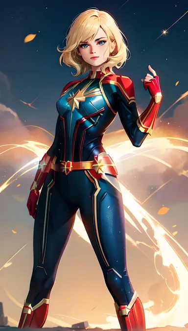 El debut de Captain Marvel en el mundo hentai hoy