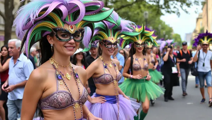 El desfile de Mardis Gras 2025 atrae a miles de espectadores