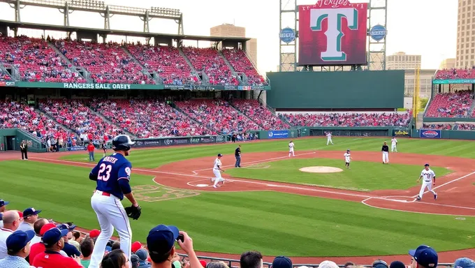 El día de apertura de los Rangers de Texas 2025 se lanzará pronto