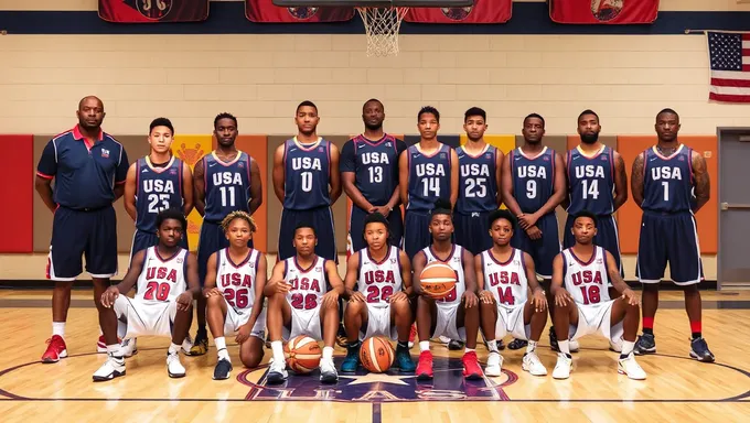 El equipo de baloncesto de USA selecciona a los miembros del roster para 2025