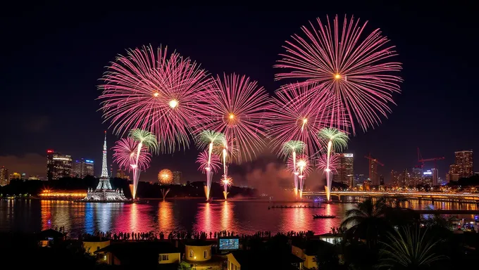 El espectáculo de fuegos artificiales del 4 de julio de 2025 se espera que sea emocionante