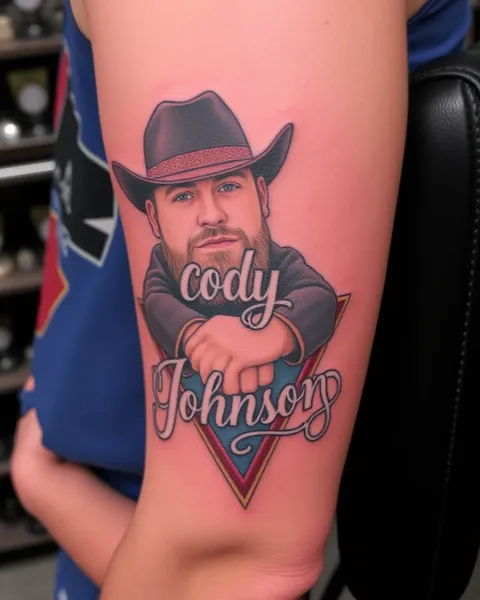 El estilo artístico de tatuaje de Cody Johnson refleja su personalidad