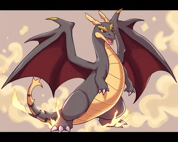 El formato de archivo PNG de Charizard se utiliza ampliamente