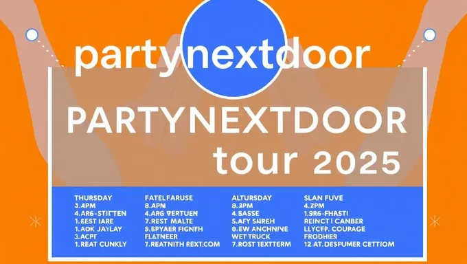 El gira de Partynextdoor 2025 anuncia fechas y ciudades adicionales