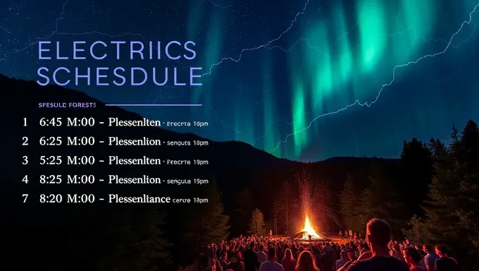 El horario de Electric Forest de 2025 presenta actuaciones musicales destacadas