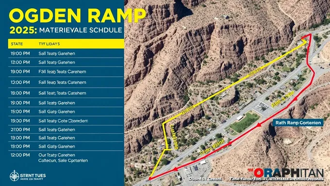 El horario de Ramp de Ogden Utah 2025 ya está disponible para descargar