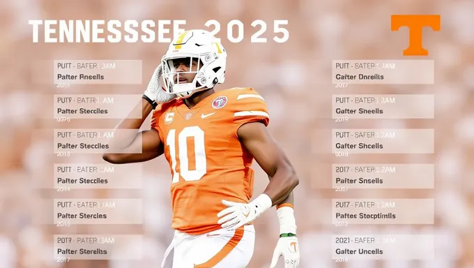 El horario de fútbol de los Volunteers de Tennessee 2025 se revelará pronto