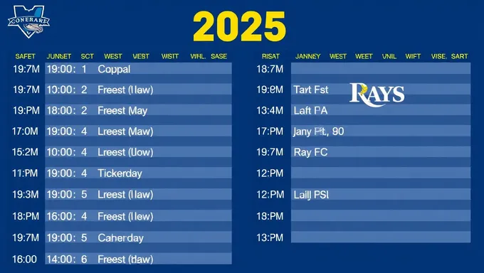 El horario de los Rays 2025: La espera ha terminado