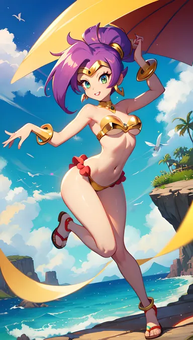 El héroe semihumano Shantae R34