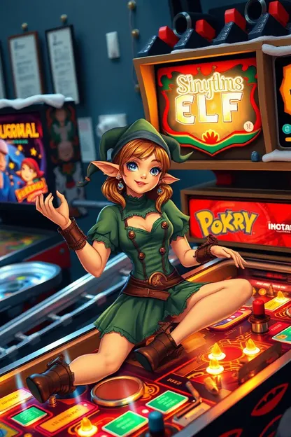 El juego de pinball es un modo divertido para elfos