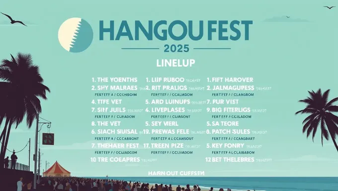 El lineup del Hangout Fest 2025 es un éxito