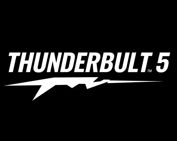 El logotipo de Thunderbolt 5 se ha recuperado con éxito en formato PNG