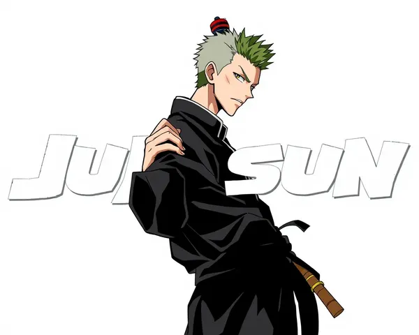 El logotipo de anime Jujutsu Kaisen descubierto en formato PNG