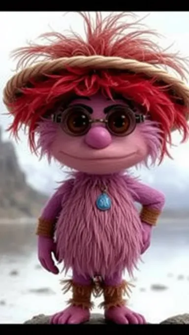 El personaje de Boober en la serie de Fraggle Rock