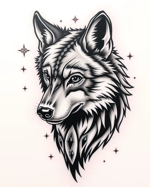 El poder del significado del lobo tatuado en la cultura contemporánea