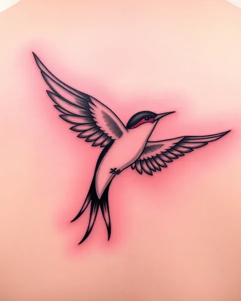 El poderoso significado de la simbología del tatuaje de golondrina