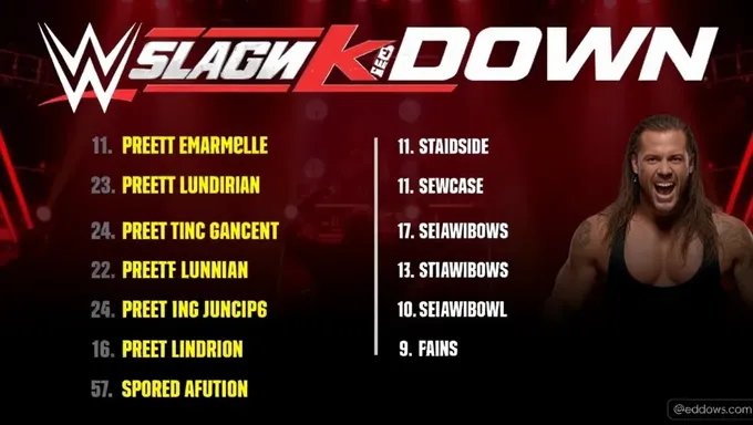 El show de Smackdown del 26 de julio de 2025 presentará emocionantes partidos