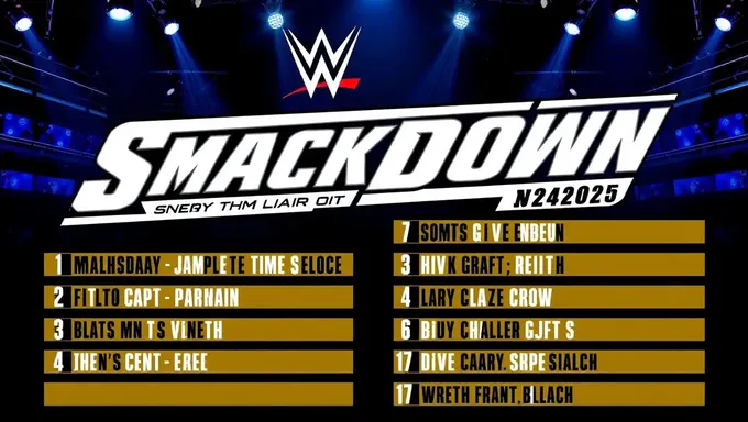 El show de Smackdown del 26 de julio de 2025 presentará nombres importantes