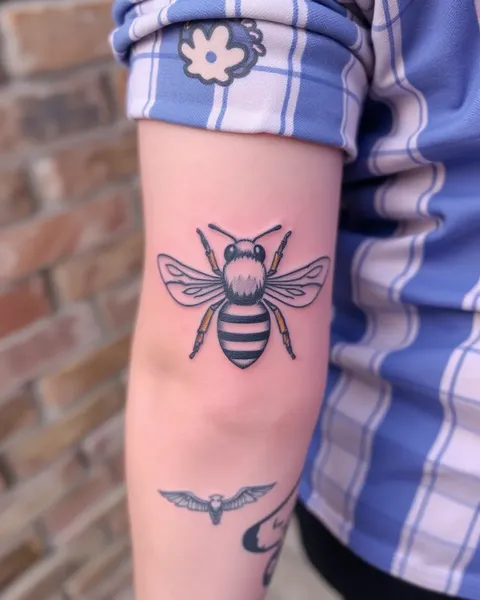 El significado del tatuaje de abeja: una representación de creatividad