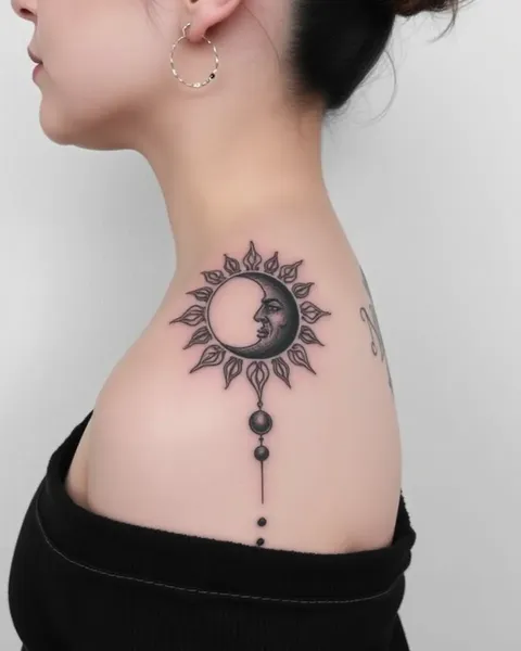 El significado detrás de los diseños de tatuaje sol y luna