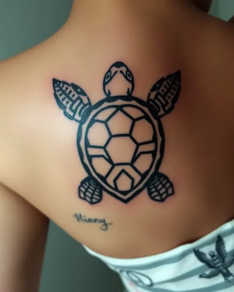 El significado profundo detrás del diseño de tatuaje de tortuga