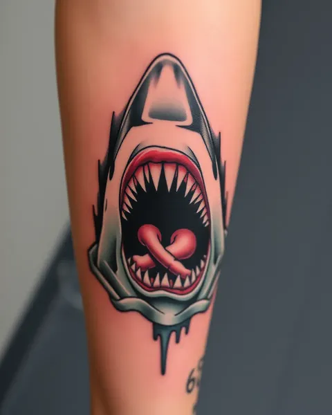 El significado y simbolismo del tatuaje de Jaws explicado