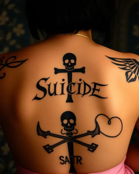 El simbolismo de los tatuajes de suicidio