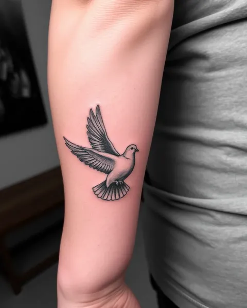 El simbolismo de un tatuaje de palomas: Una representación de libertad